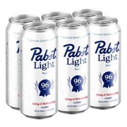 Pabst Light Beer, 4 pack, 16 fl oz Aluminum Cans, 4.2% ABV, Domestic Lager, Milwaukee, WI