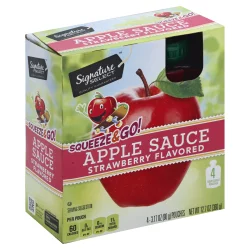 Signature Select S Sel Applesauce Strawbry Sqz & Go Pouch