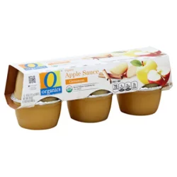O Organics Apple Sauce 6 ea