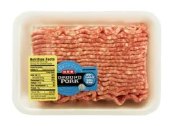 H-E-B Ground Pork, 80% Lean