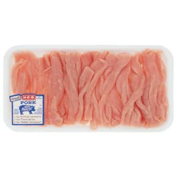 H-E-B Sliced Pork for Stir Fry