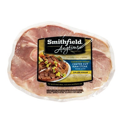 slide 1 of 1, Market Center Cut Ham Steaks, per lb