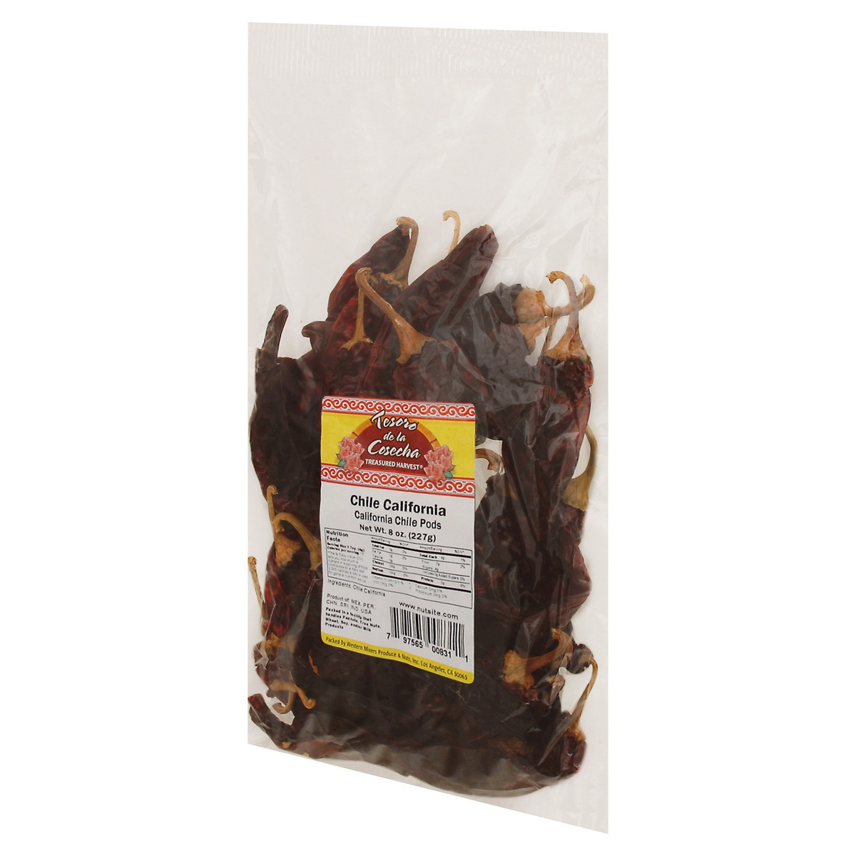 slide 6 of 9, Tesoro de la Cosecha Treasured Harvest California Chile Pods 8 oz, 8 oz