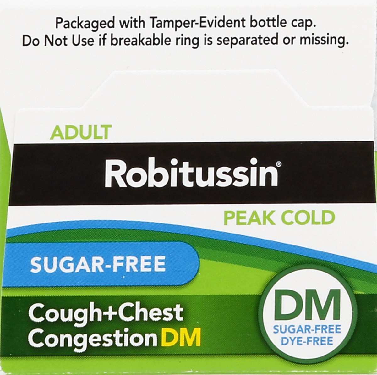 slide 4 of 4, Robitussin Peak Cold Cough + Chest Congestion DM Non-Drowsy Liquid Sugar-Free, 4 fl oz