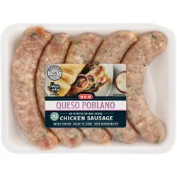H-E-B Chicken Sausage Links - Queso Poblano