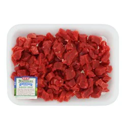 H-E-B Natural Fine Diced Top Round Beef Cubes - USDA Choice