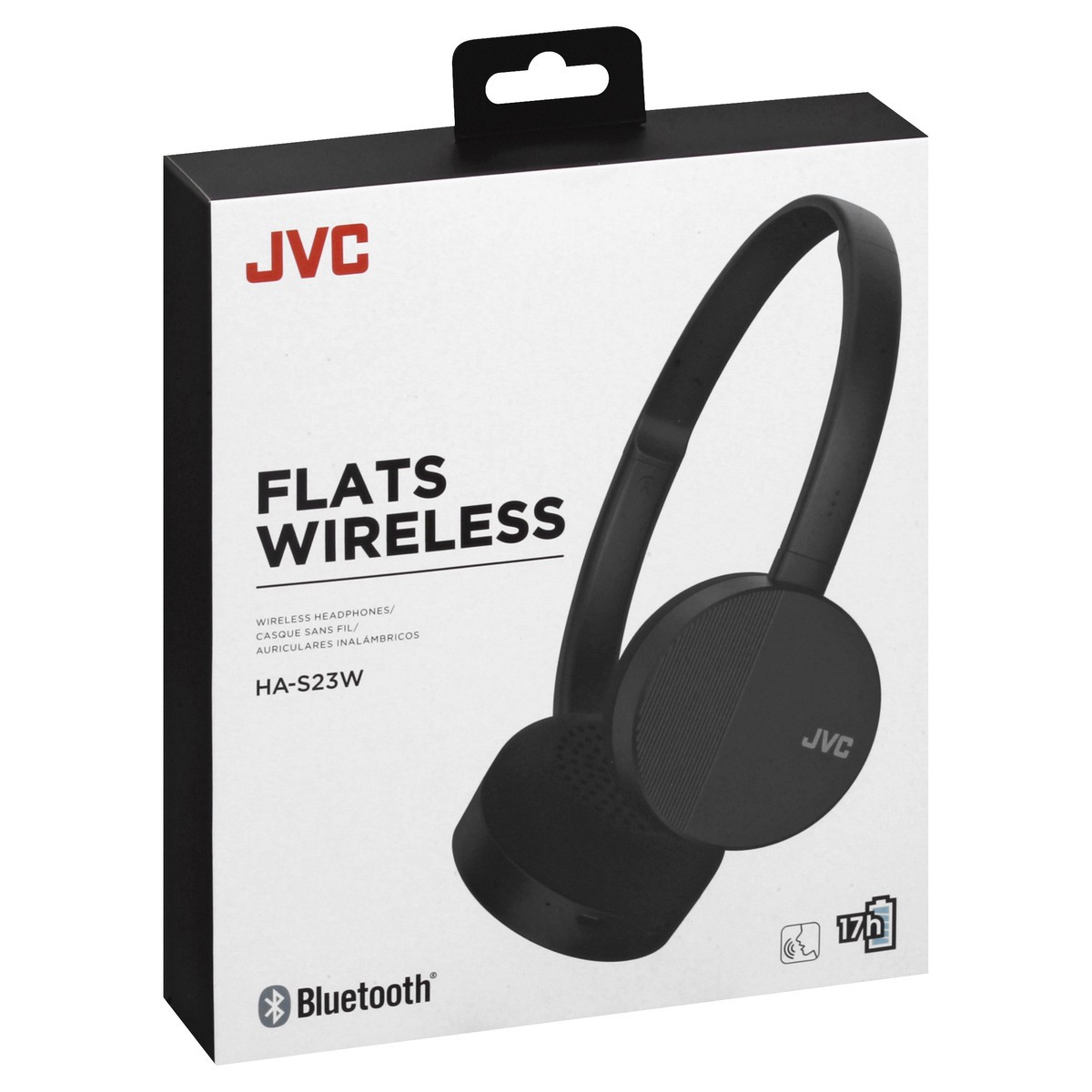 slide 2 of 9, JVC Black Flats Wireless 1 ea, 1 ct
