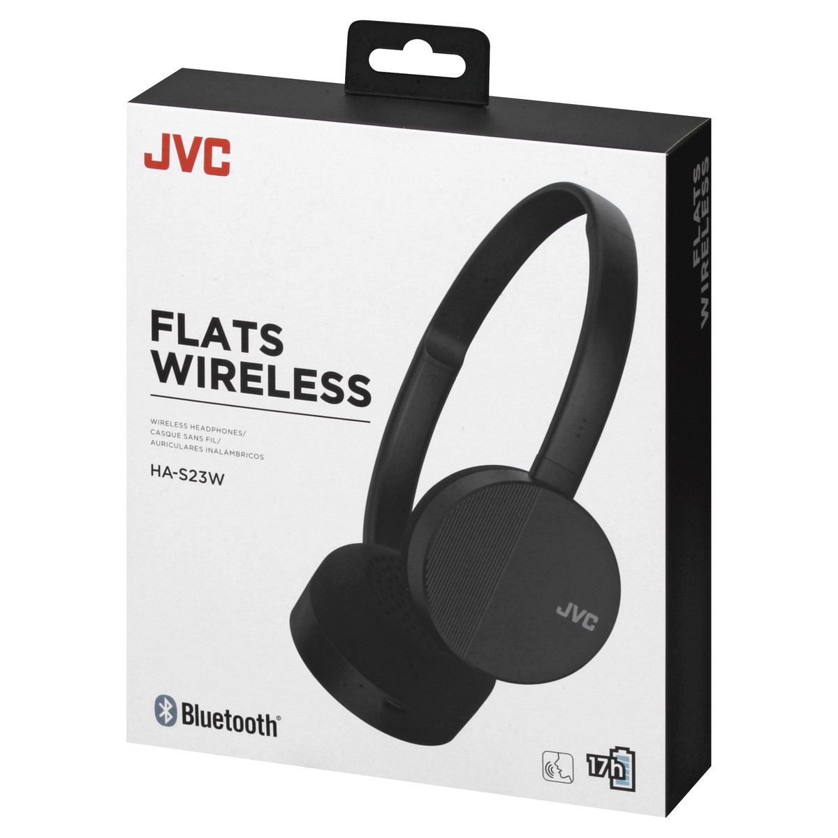 slide 3 of 9, JVC Black Flats Wireless 1 ea, 1 ct