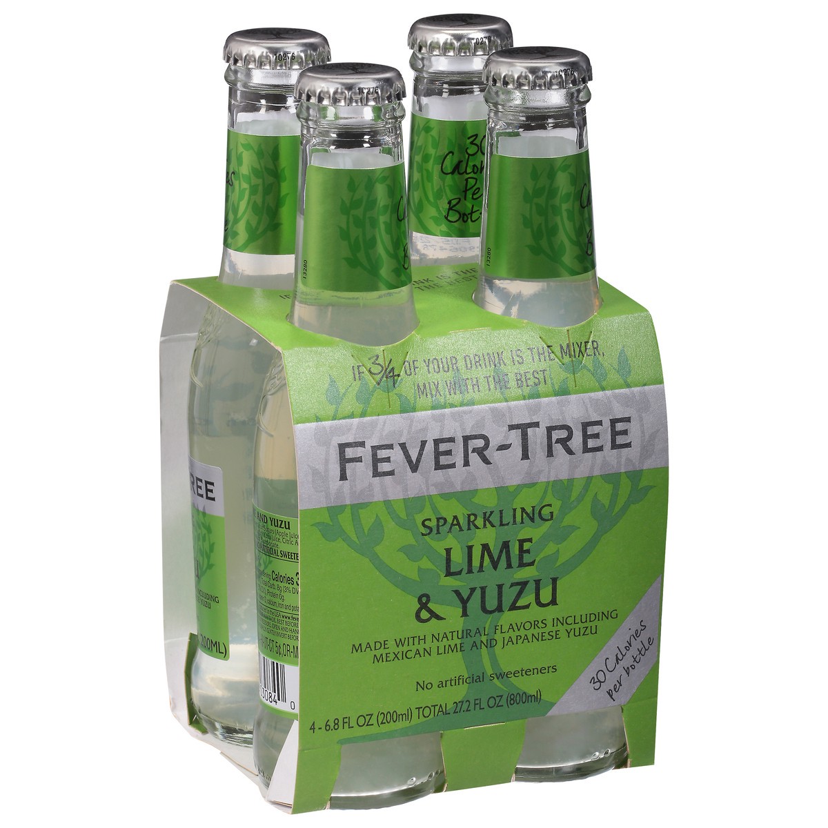 slide 2 of 11, Fever-Tree Lime & Yuzu Sparkling 4 - 6.8 fl oz Bottles, 4 ct