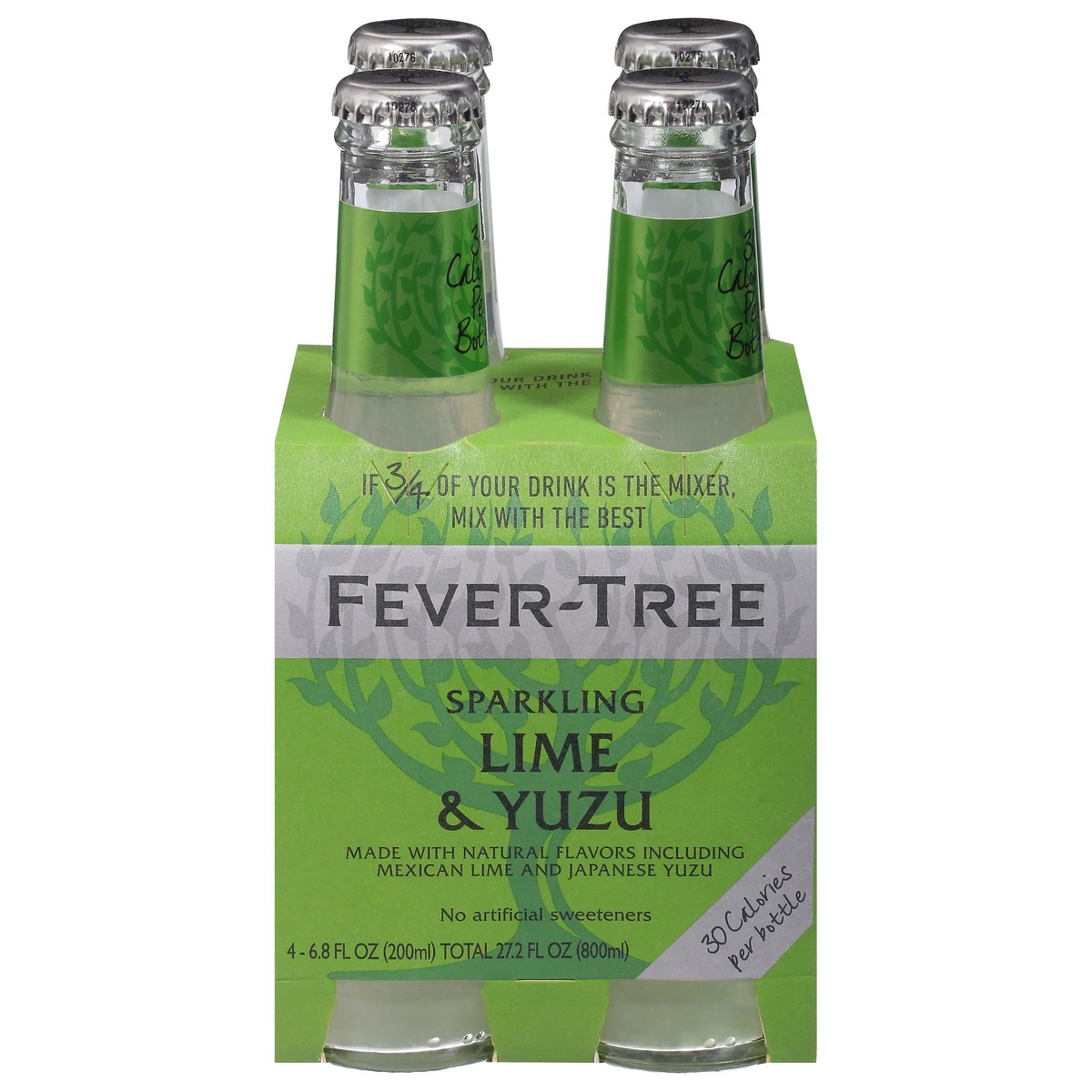 slide 11 of 11, Fever-Tree Lime & Yuzu Sparkling 4 - 6.8 fl oz Bottles, 4 ct