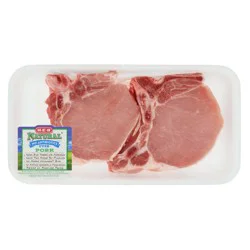 H-E-B Natural Bone-in Center Rib Pork Chops, Thick Cut