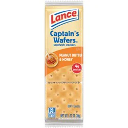 Lance Captain's Wafers Peanut Butter and Honey Sandwich Crackers