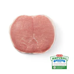 H-E-B Natural Boneless Butterflied Center Loin Pork Chop, Thick Cut
