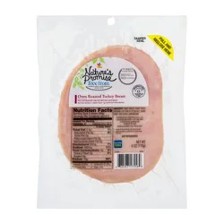 Nature's Promise Antibiotic Free Oven Roasted Turkey Breast Sliced