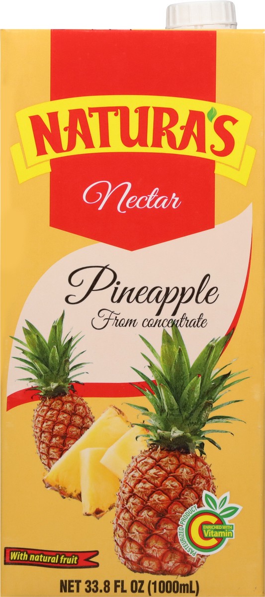 slide 6 of 13, Natura's Pineapple Nectar from Concentrate - 33.8 fl oz, 33 oz