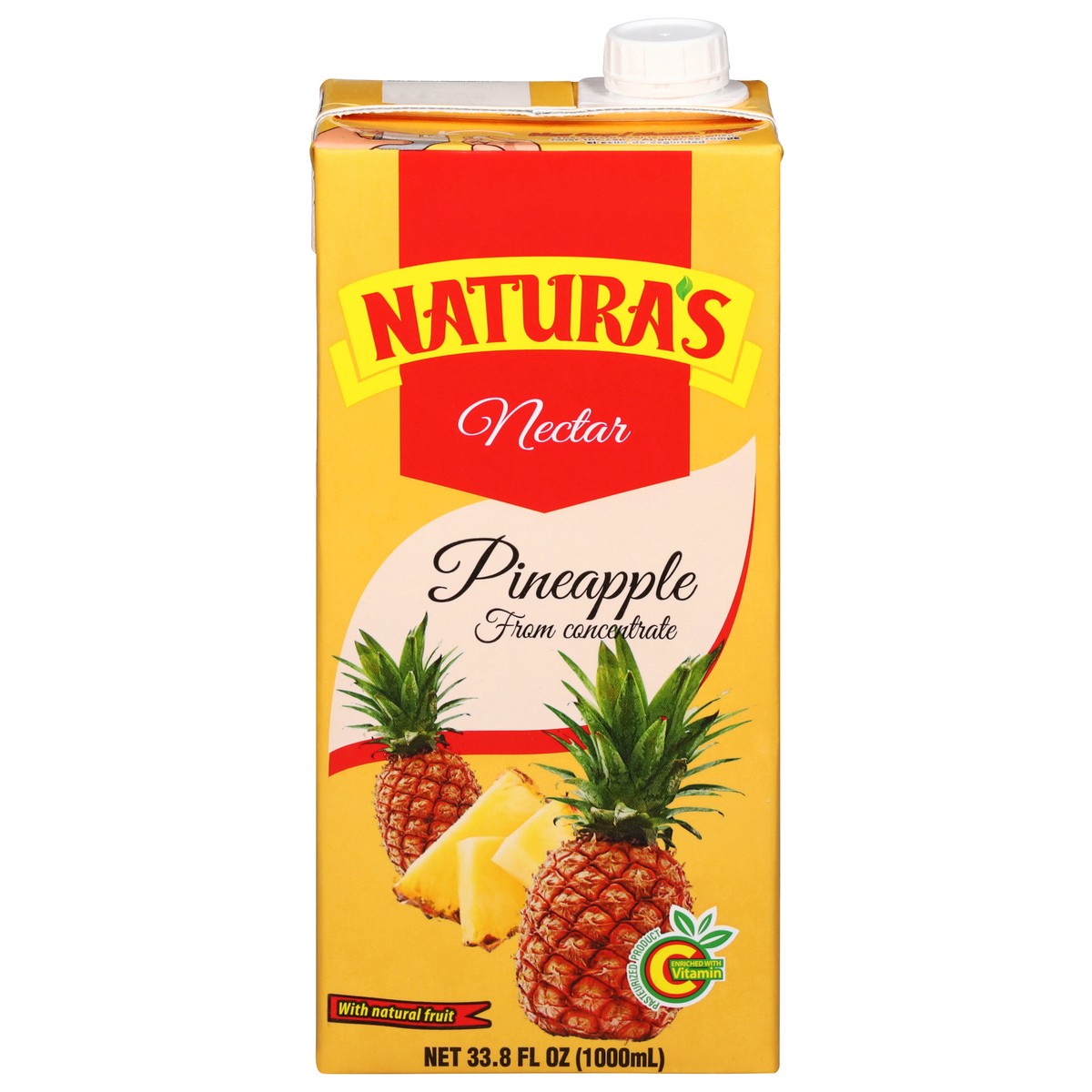 slide 8 of 13, Natura's Pineapple Nectar from Concentrate - 33.8 fl oz, 33 oz