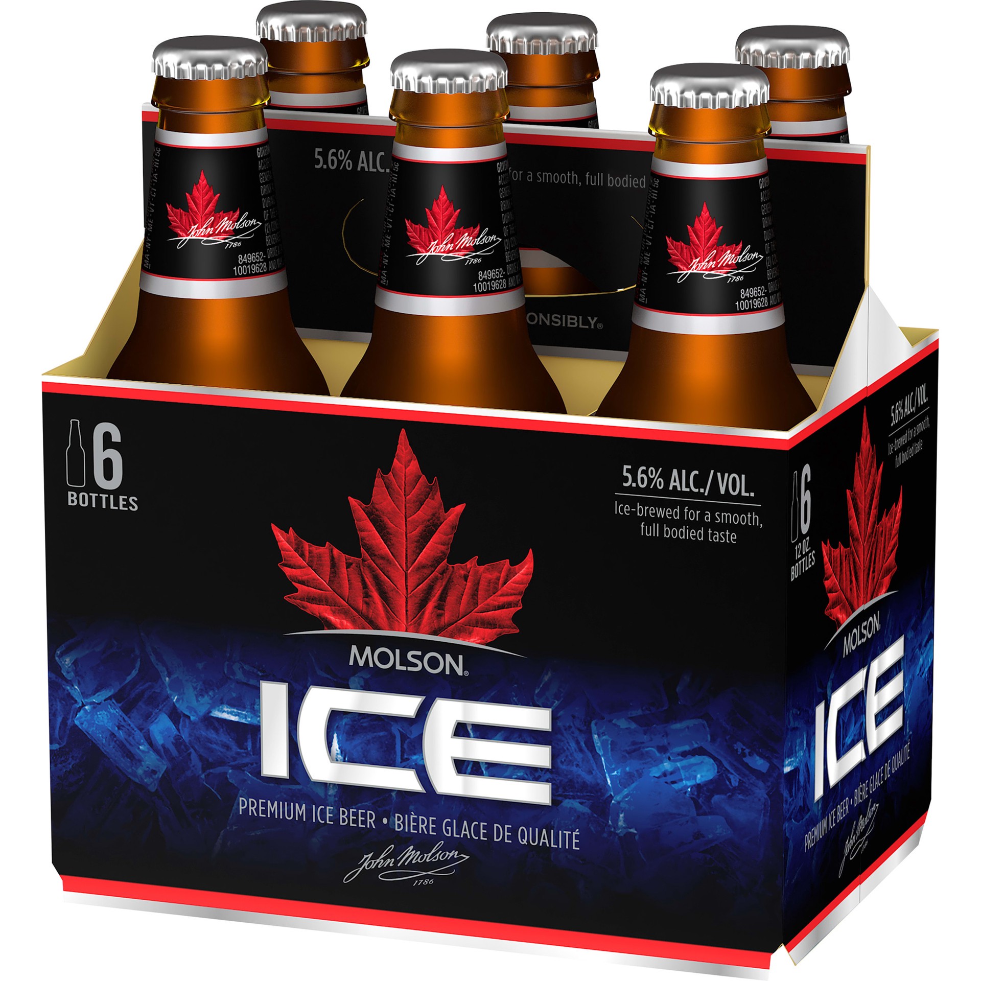 slide 2 of 5, Molson Beer, 6 Pack, 12 fl. oz. Bottles, 5.6% ABV, 6 ct; 12 oz