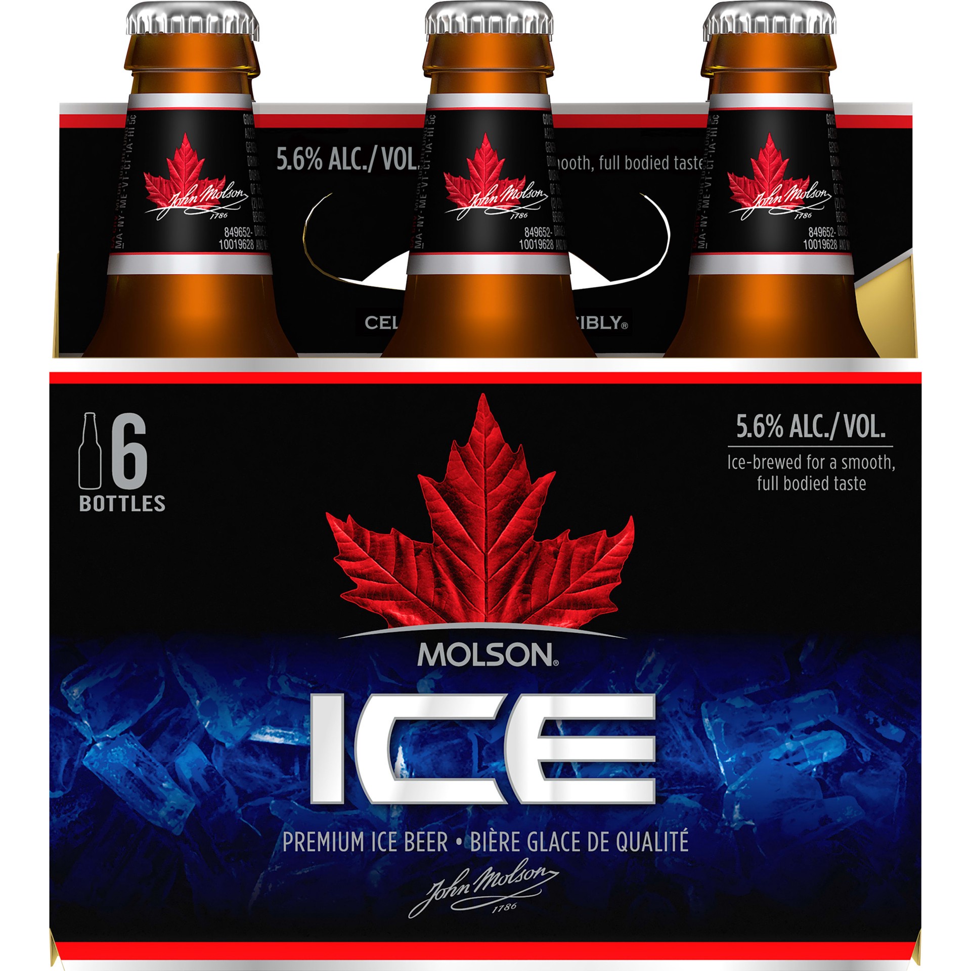 slide 3 of 5, Molson Beer, 6 Pack, 12 fl. oz. Bottles, 5.6% ABV, 6 ct; 12 oz