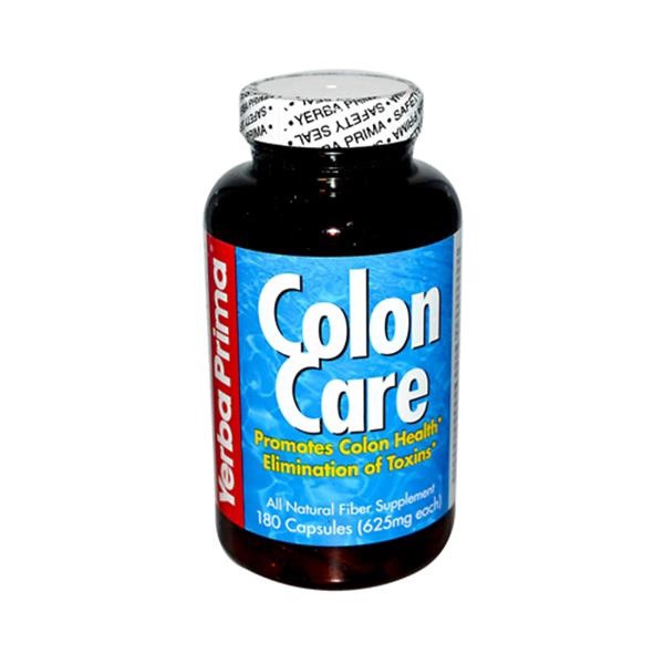 slide 1 of 1, Yerba Prima Colon Care Fiber Supplement, 180 ct