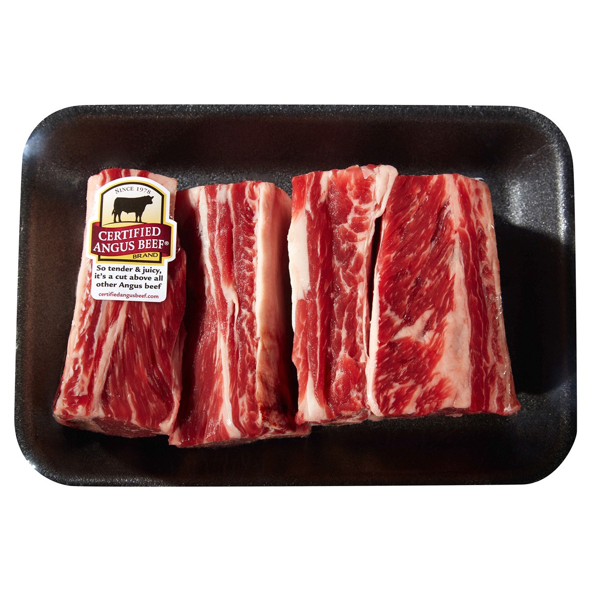 slide 1 of 1, FRESH FROM MEIJER Certified Angus Beef Chuck Short Ribs, per lb