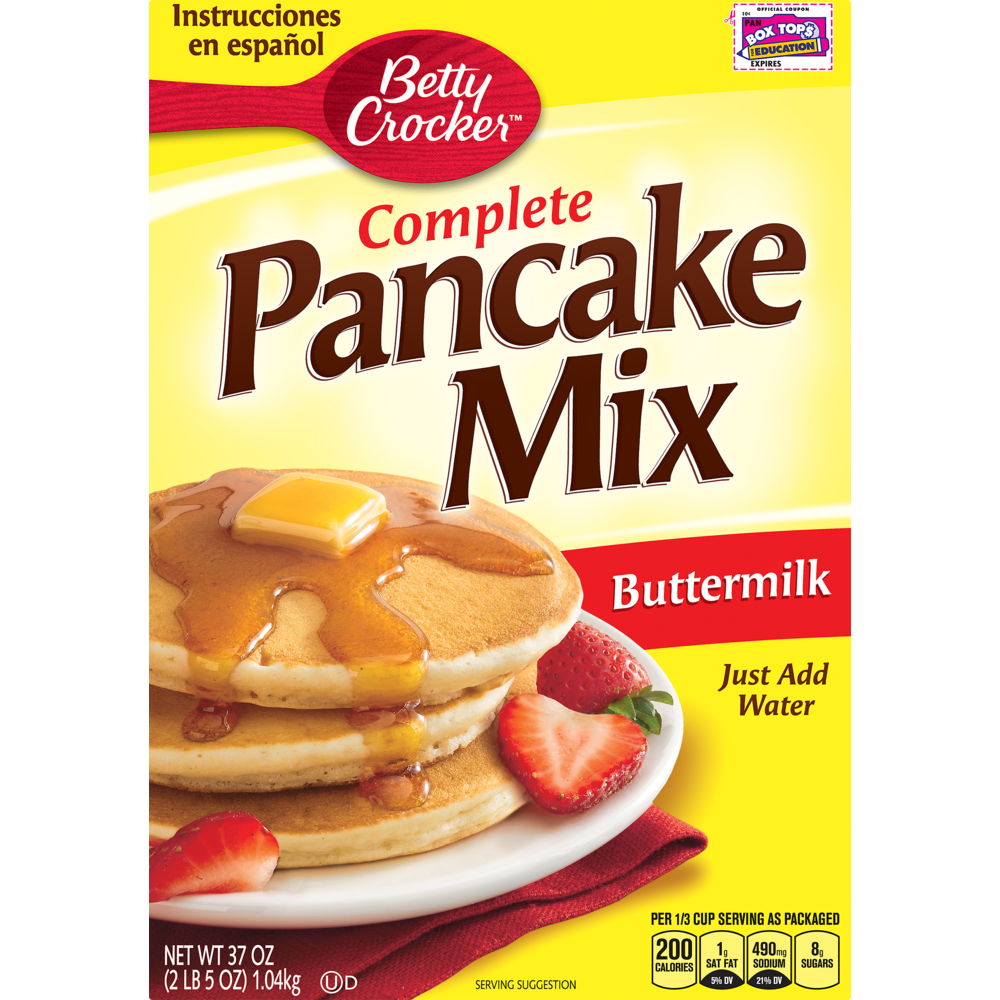 slide 1 of 1, Betty Crocker Buttermilk Complete Pancake Mix, 37 oz