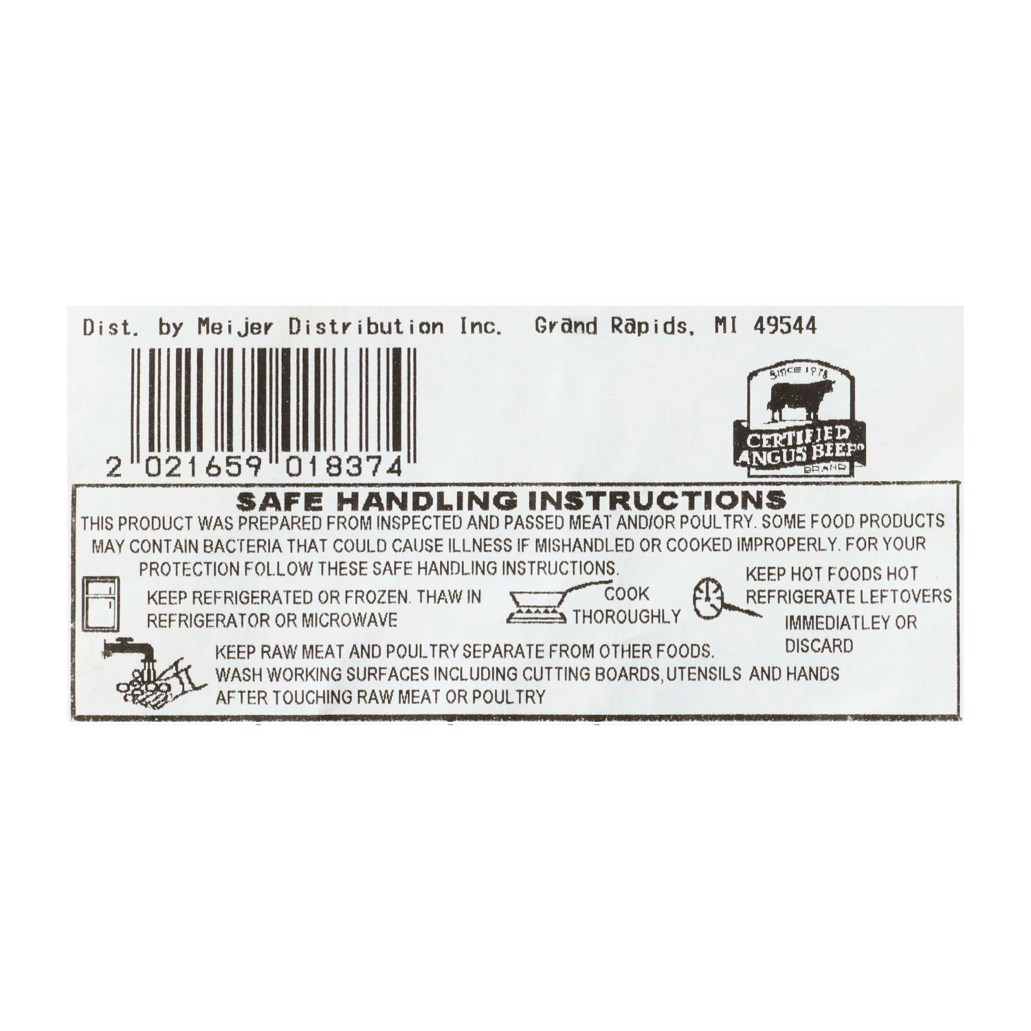 slide 2 of 4, Fresh from Meijer Certified Angus Beef 80/20 Ground Chuck Family Pack, per lb