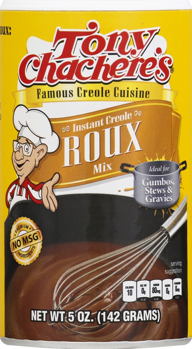 slide 4 of 6, Tony Chachere's Creole Instant Roux Mix 5 oz, 5 oz