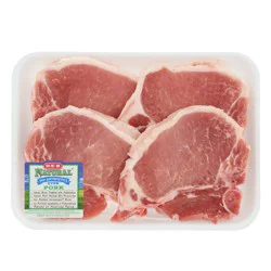 H-E-B Natural Bone-in Center Rib Pork Chops