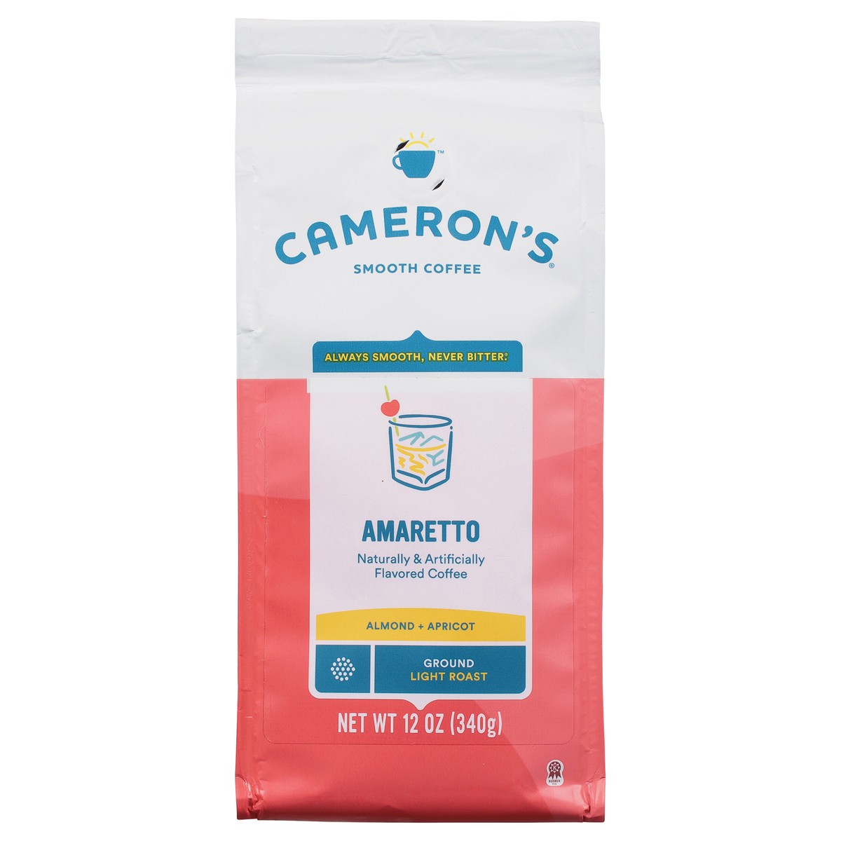 slide 1 of 9, Cameron's Light Roast Amaretto Coffee 12 oz, 12 oz