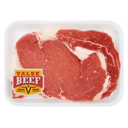 H-E-B Value Beef Boneless Ribeye Steak