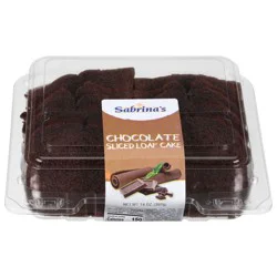 Sabrina's Sliced Chocolate Loaf Cake 14 oz