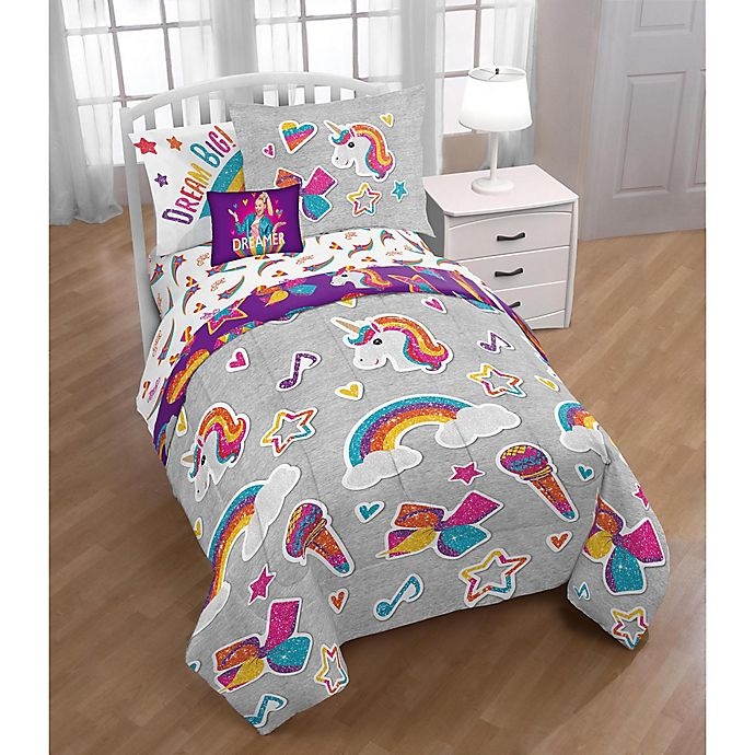 slide 1 of 1, JoJo Siwa Comforter Set, 3 ct