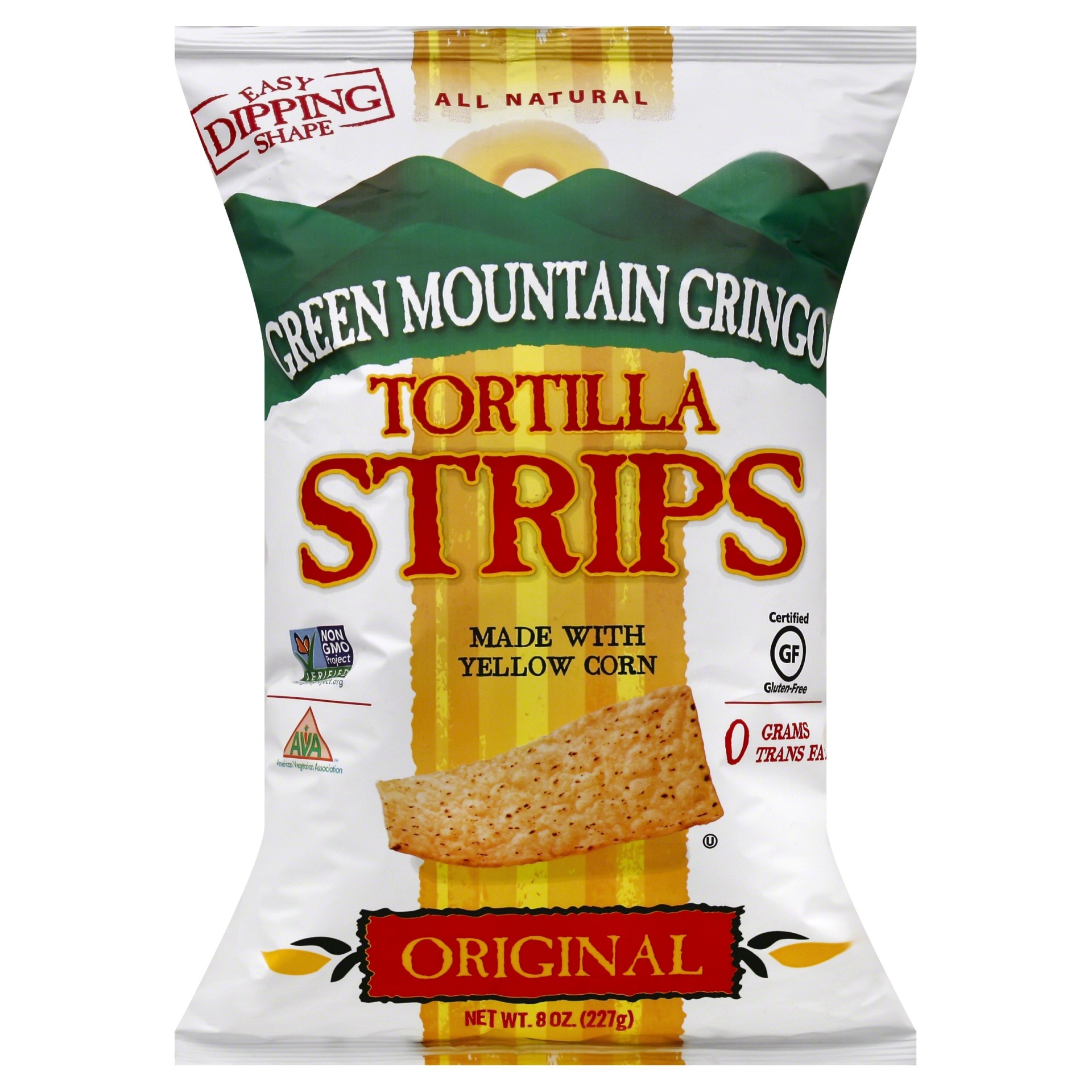 slide 1 of 1, Green Mountain Gringo Green Gringo Tortilla Strips, 8 oz