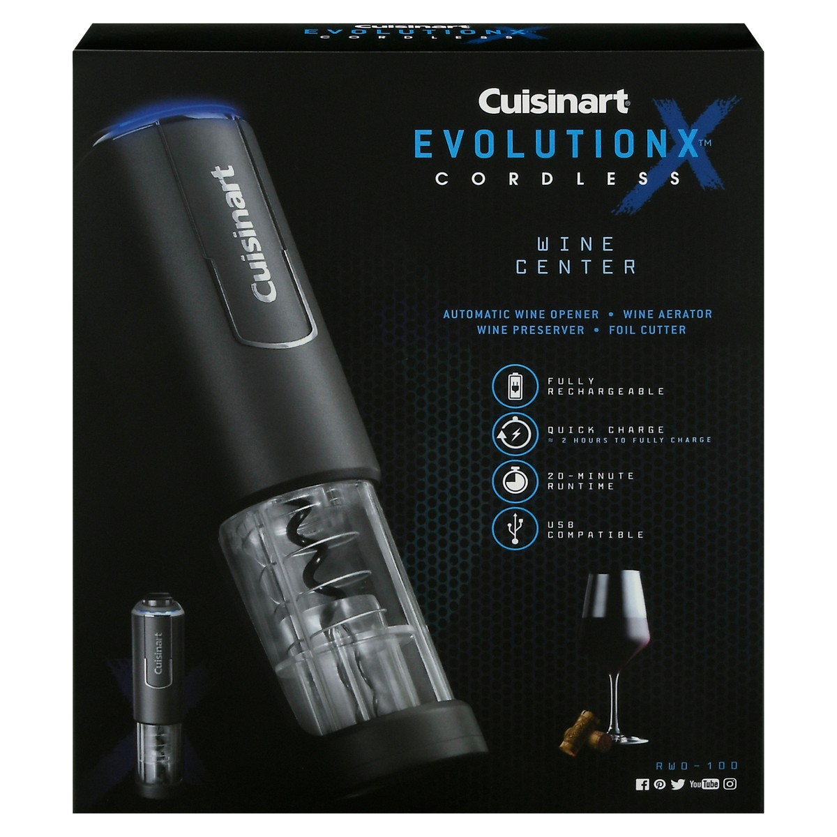 slide 2 of 9, Cuisinart EvolutionX Cordless Wine Center 1 ea, 1 ct