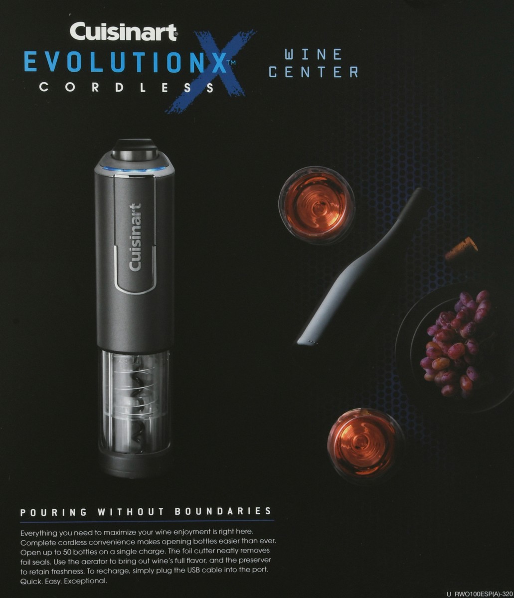 slide 4 of 9, Cuisinart EvolutionX Cordless Wine Center 1 ea, 1 ct