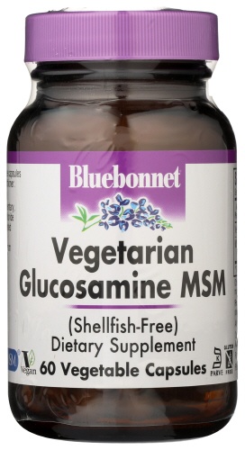 slide 1 of 1, Bluebonnet Nutrition Glucosamine Msm Vegetarian 60 Vc, 60 ct