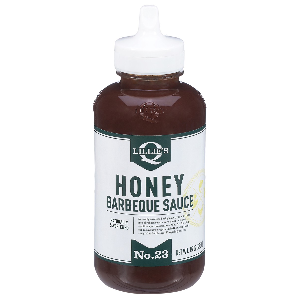 slide 5 of 15, Lillie's Q No. 23 Honey Barbeque Sauce 15 oz, 15 oz