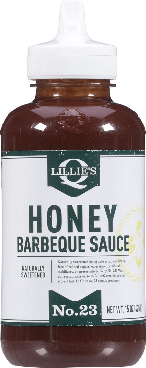 slide 3 of 15, Lillie's Q No. 23 Honey Barbeque Sauce 15 oz, 15 oz