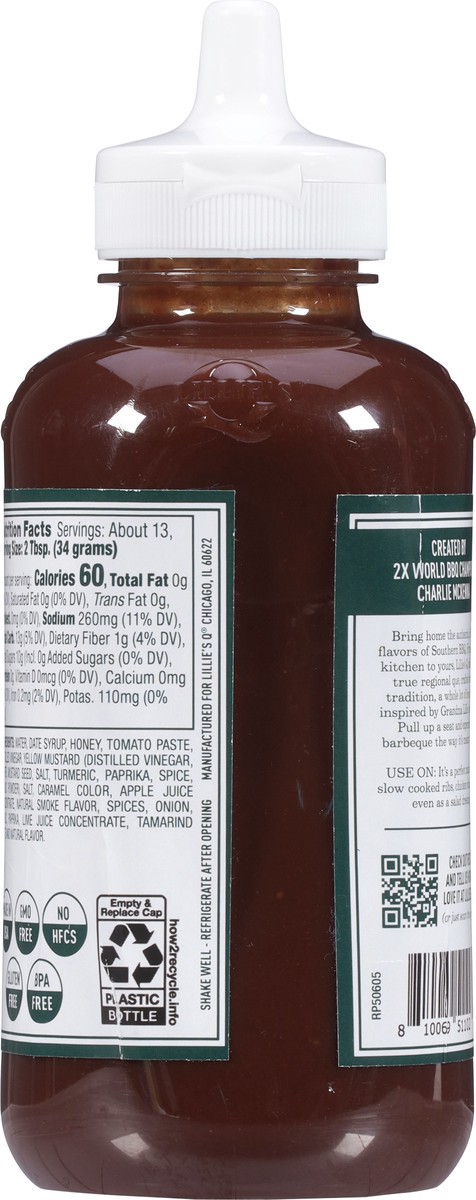 slide 4 of 15, Lillie's Q No. 23 Honey Barbeque Sauce 15 oz, 15 oz