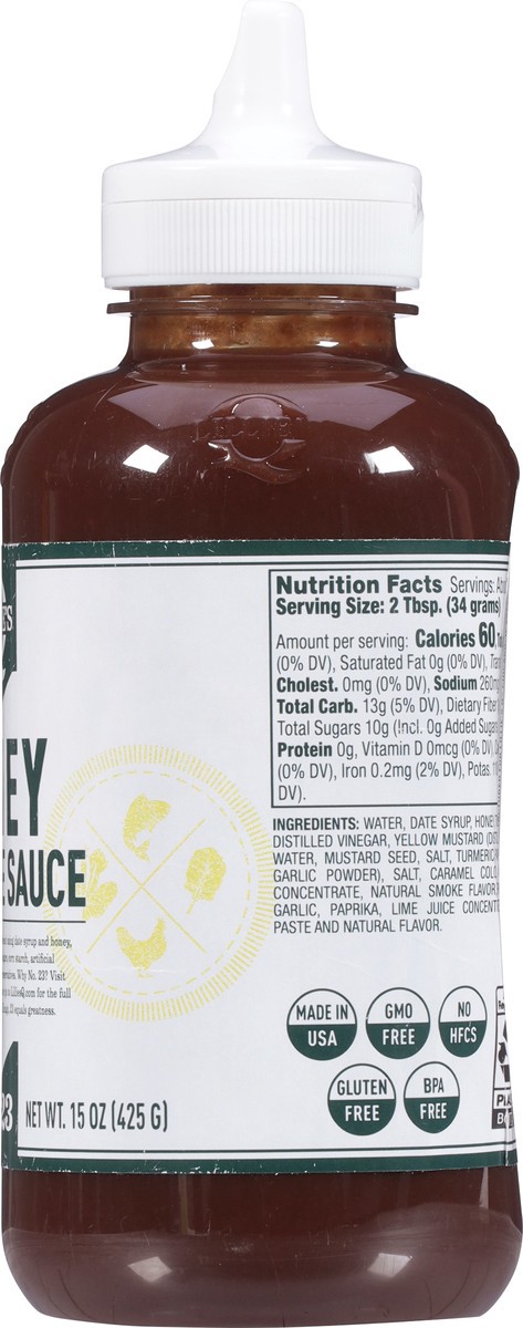 slide 6 of 15, Lillie's Q No. 23 Honey Barbeque Sauce 15 oz, 15 oz