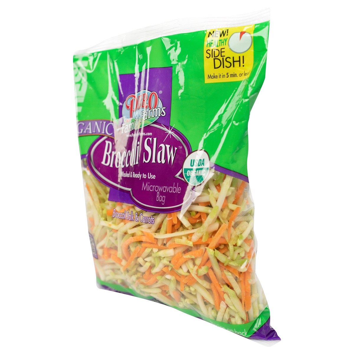 slide 3 of 12, Pero Family Farms Organic Broccoli Slaw 10 oz, 10 oz