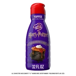 Coffee mate Harry Potter Cauldron Cake Toffee Flavored Creamer, Non Dairy Liquid Coffee Creamer