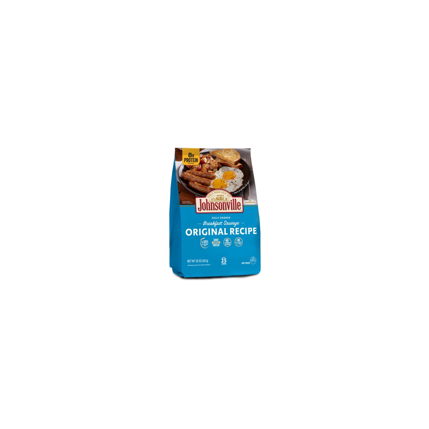 slide 1 of 1, Johnsonville Fully Cooked Breakfast Sausage Links Frozen 20Oz, 20 oz