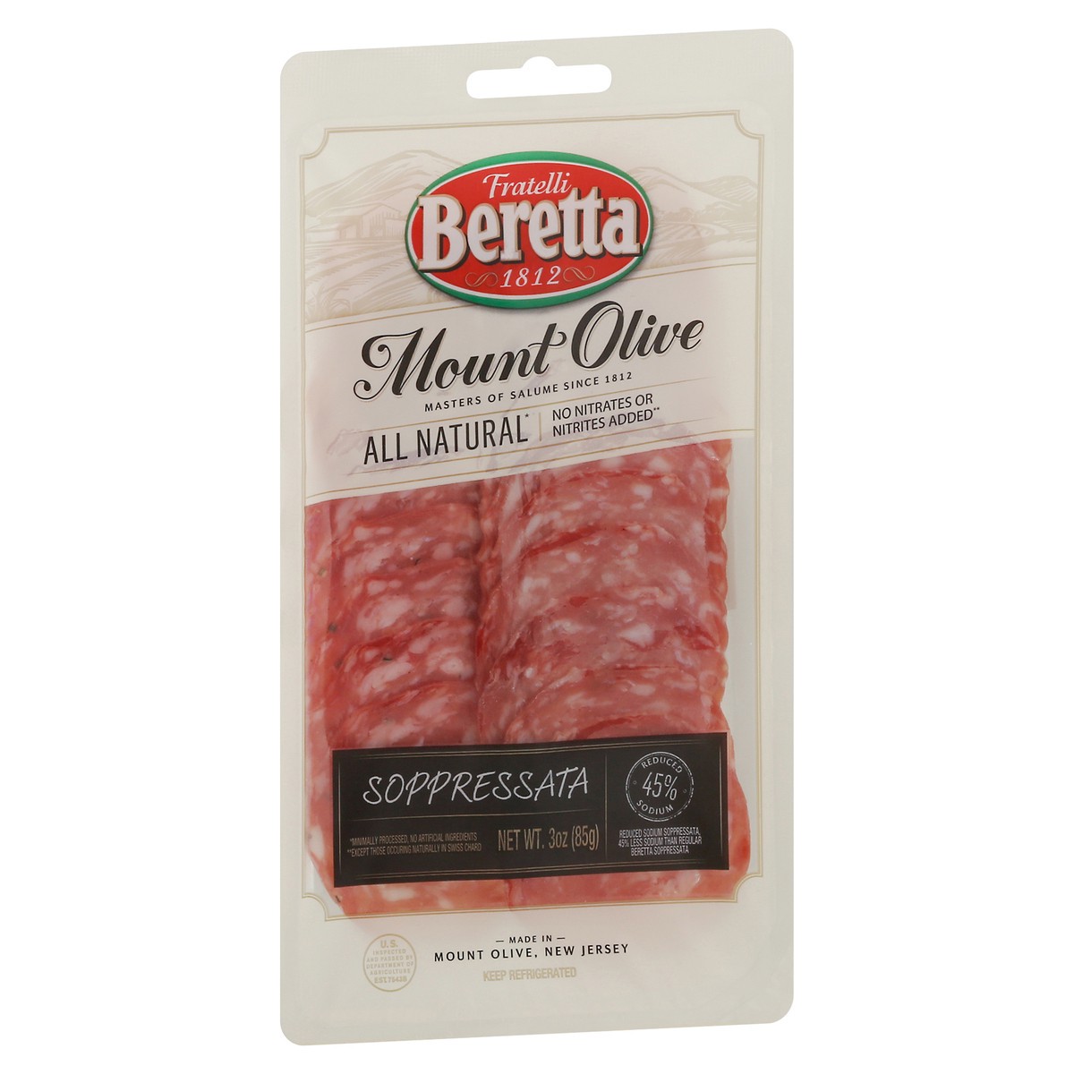 slide 2 of 11, Fratelli Beretta Mount Olive Soppressata 3 oz, 3 oz