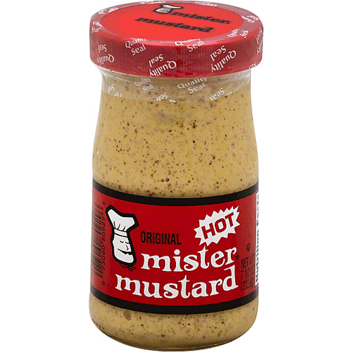 slide 2 of 2, Mister Mustard Mustard, Original, Hot - 7.5 oz, 7.5 oz