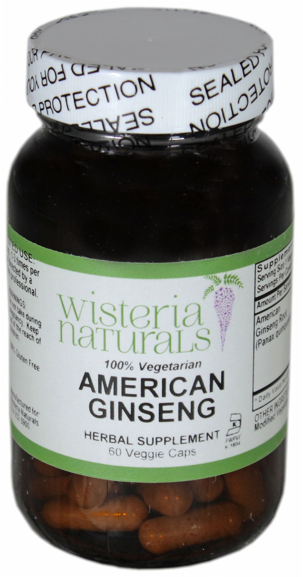 slide 1 of 1, Vitality Caps Ginseng American, 60 ct