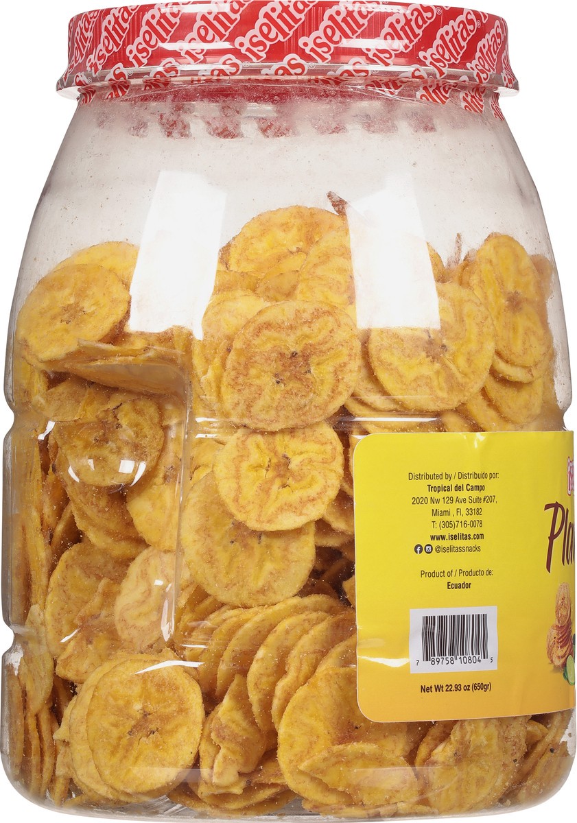 slide 9 of 11, Iselitas Lime Flavored Plantain Chips 22.93 oz, 22.93 oz