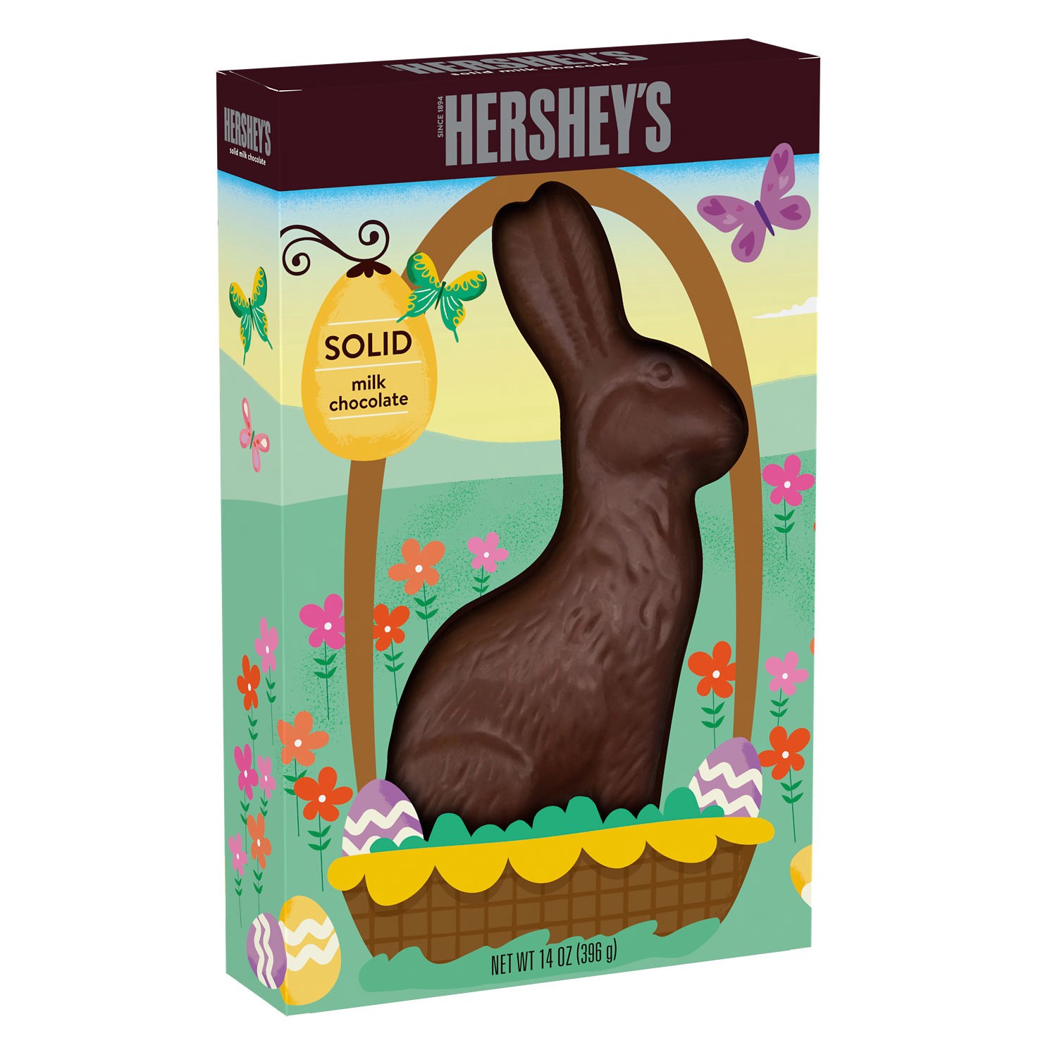 slide 1 of 1, Hershey's Hershey Milk Chocolate Easter Bunny, 14 oz