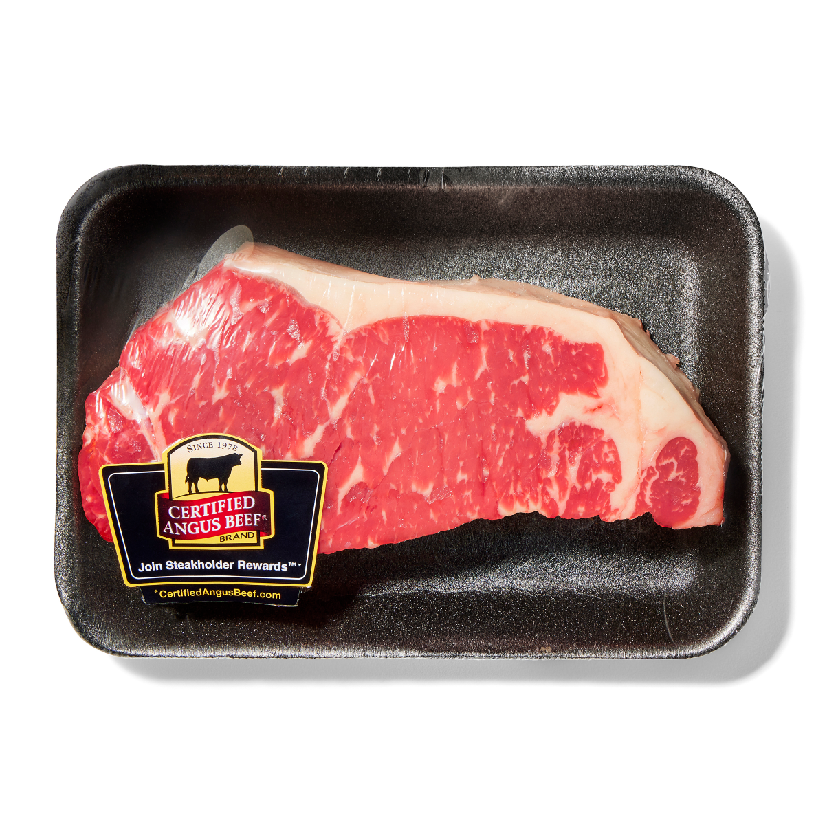 slide 1 of 5, FRESH FROM MEIJER Certified Angus Beef Boneless New York Strip Steak, per lb