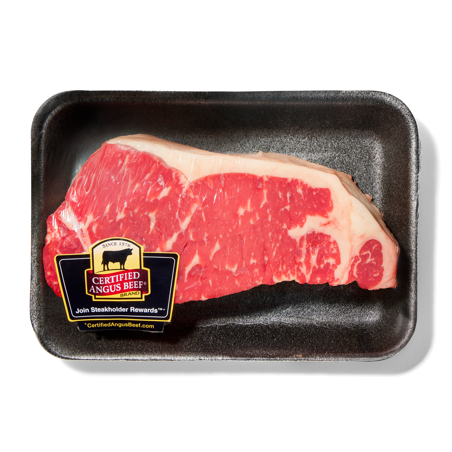 slide 1 of 3, Fresh From Meijer Certified Angus Beef Boneless New York Strip Steak, per lb